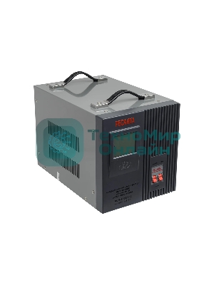 Стабилизатор напряжения Ресанта АСН-3000/1-Ц 63/6/5 Стабилизатор 220В±8%, Габариты 340х220х230, Вес 9 кг