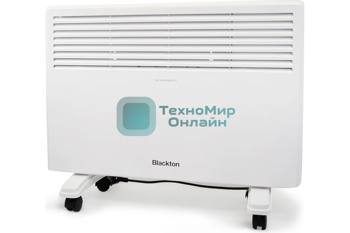 Конвектор электрический Blackton Bt CNH1112 белый, 1000 Вт, 20 м2, термостат