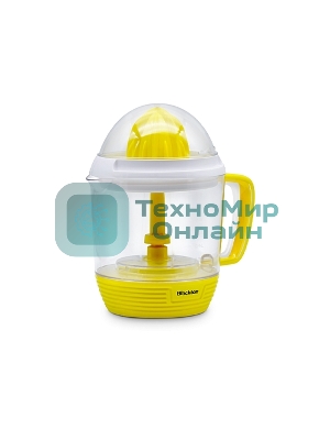 Соковыжималка Blackton Bt J1112 желтый/белый, цитрусовая, 25 Вт, 1200 мл, механическое