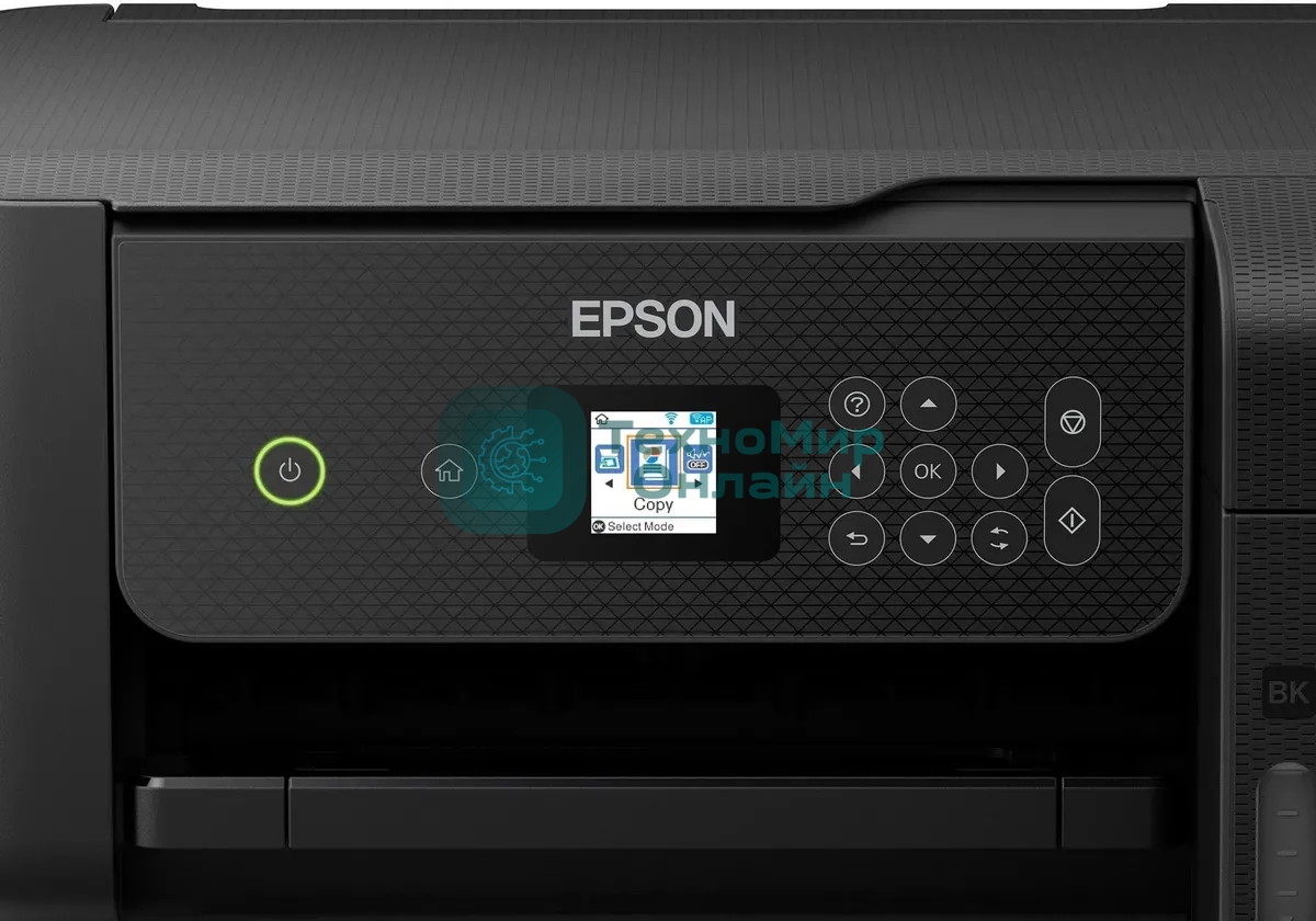 МФУ струйное Epson L3260 (C11CJ66409/C11CJ66507/C11CJ66511/C11CJ66414/C11CK58507), A4, цветной, печ. до 33 стр/мин. (ч/б) до 15 стр/мин. (цвет), 1440 x 5760 dpi (печать) 1200x2400dpi (скан.), USB, Wi-Fi, Air Print, Mopria