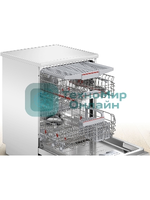 Посудомоечная машина Bosch Serie 6 SMS6ZCW37Q, белый, 60 см, 14 компл., 42 дБ, класс A+++