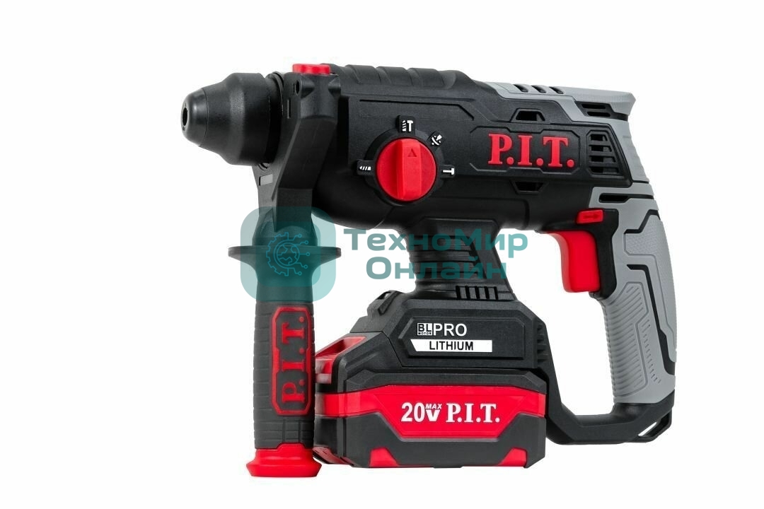 Перфоратор P.I.T. PBH20H-22B/2 патрон:SDS-plus уд.:1.8Дж аккум. (кейс в комплекте)