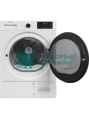Сушильная машина Hyundai DFE9412 белый, 10 кг, сушка - конденсационная, программ - 14, 60 x 85 x 62 см