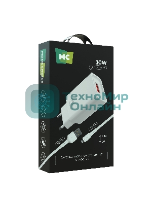 Сетевое зарядное устройство MORE CHOICE (4620202555694) NC07i СЗУ 1USB 2.0A, белый