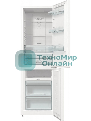 Холодильник Gorenje NRKP61EA2W4 белый двухкамерный 203/99л морозилка снизу, No Frost
