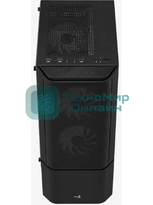 Корпус ATX Aerocool/Formula Quantum Mesh-G-BK-v3 4710562758580 черный, без БП, USB 3.0, 2*USB 2.0, HD Audio