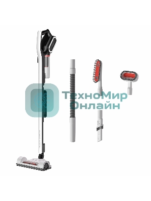 Пылесос вертикальный Deerma Combo DX700 Pro белый, питание от сети, 210 Вт, уборка сухая, пылесборник 0.8 л