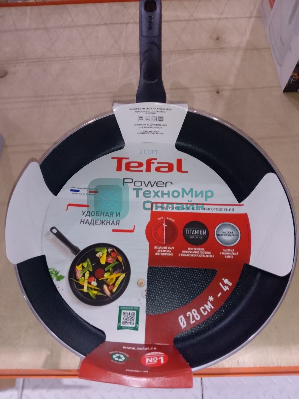 (Поврежденная упаковка) Сковорода TEFAL 28 Power