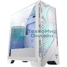 Компьютерный корпус MSI MAG Forge 320R Airflow белый без БП ATX 4x120мм 2xUSB 3.0 audio bott PSU