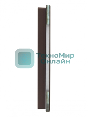 Рамка 4-местная IEK BRITE РУ-4-2-БрТБ (BR-M42-G-K45) стекло темная бронза