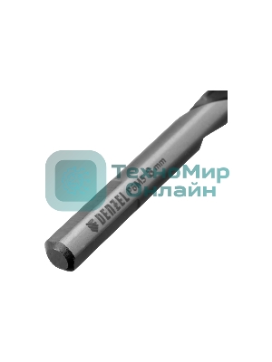 Сверло спиральное по металлу Denzel 8 x 117мм, Р6М5, Golden Tip, многогранная заточка