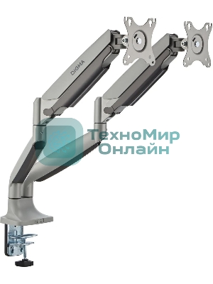 Кронштейн для мониторов ЖК Digma D-MM302D серый 17