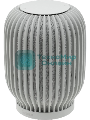 Умная колонка Sber SberBoom, 40Вт, стандартная, 1 динамик, Мультирум, Стереопара, Wi-Fi, Bluetooth 5.0, Салют, белый