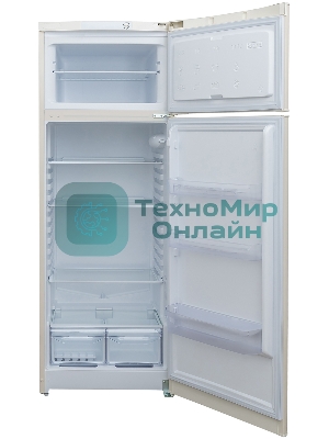 Холодильник Stinol TS 167 E бежевый двухкамерный 245/51л морозилка сверху