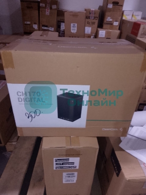 (Поврежденная упаковка) Корпус DEEPCOOL MiniTower CH170 Digital черный (mini-ITX, без БП, 2xUSB3.0+USB3.2, no fan) (R-CH170-BKNPI0D-G-1)
