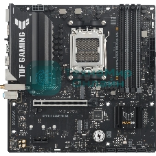 Материнская плата ASUS TUF GAMING A620M-A PLUS WIFI, AM5, AMD A620A, 4xDDR5, 4xSATA, 2xM.2, 1xPCIe 4.0 x16, 1xPCIe 3.0 x1, 1xHDMI, 2xDP, 1x2.5Gb LAN, Wi-Fi 6, Bluetooth 5.3, 2xUSB-A 10Gbps, 4xUSB-A 2.0, 3x3.5 мм, 7.1, mATX