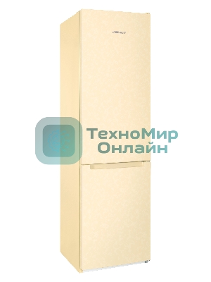 Холодильник Nordfrost NRB 164NF E бежевый двухкамерный 238/105 л морозилка снизу, No Frost