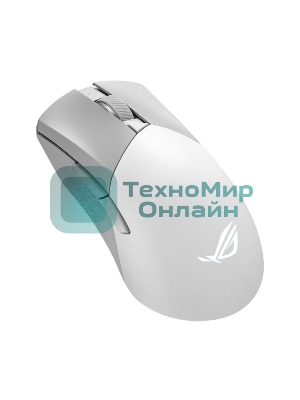 Мышь беспроводная/проводная ASUS P711 ROG Gladius III белый, 36000 dpi, радиоканал, Bluetooth, USB, кнопки - 6