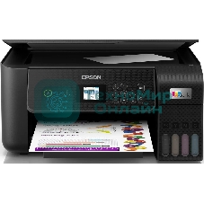 МФУ струйное Epson L3260 (C11CJ66409/C11CJ66507/C11CJ66511/C11CJ66414/C11CK58507), A4, цветной, печ. до 33 стр/мин. (ч/б) до 15 стр/мин. (цвет), 1440 x 5760 dpi (печать) 1200x2400dpi (скан.), USB, Wi-Fi, Air Print, Mopria
