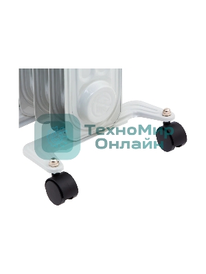 Обогреватель масляный MTX OCH-1000, белый, 1000 Вт, 15 м2, термостат