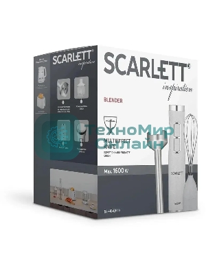 Блендер погружной Scarlett SC-HB42F69 1600 Вт белый