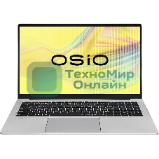 Ноутбук Osio FocusLine F160a-011 серый Ryzen 7 5700U 16Gb SSD1Tb 16.1