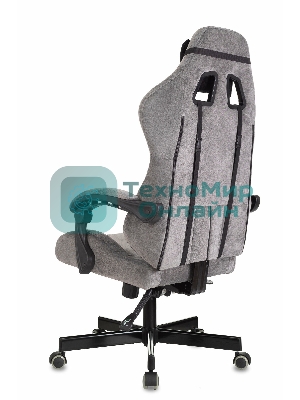 Кресло игровое Knight Terminator серый Light-19, крестов. металл