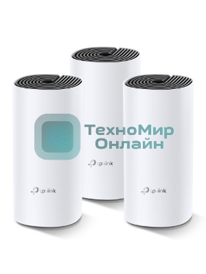 Бесшовный Mesh роутер TP-Link Deco M4 (DECO M4(3-PACK)) AC1200 10/100/1000BASE-TX (упак.:3шт)