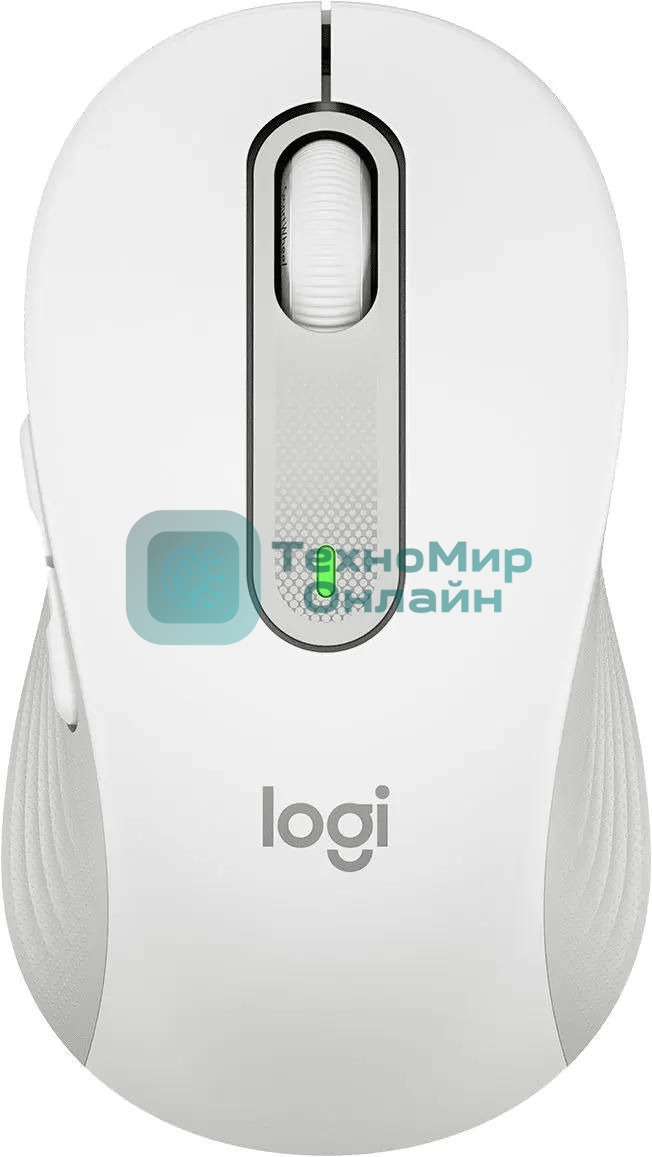 Мышь беспроводная Logitech Signature M650 белый, 4000 dpi, радиоканал, Bluetooth, USB, кнопки - 5