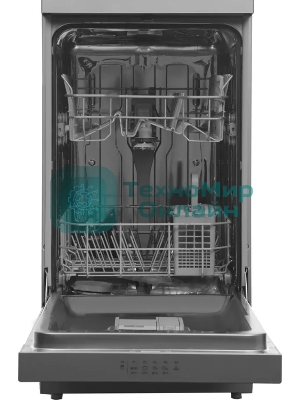 Посудомоечная машина HOTPOINT HFS 1C57 S, серебристый, 44.8 см, 10 компл., 49 дБ, класс A