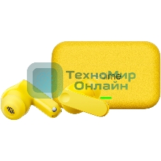 Наушники TWS Realme Buds T500 Pro желтый, внутриканальные, Bluetooth, активное шумоподавление, до 56 ч