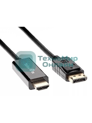 Кабель-переходник DisplayPort M-> HDMI M 1.8m Telecom [TA494)