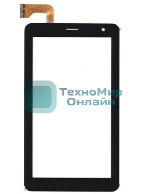 Сенсорное стекло (тачскрин) для Irbis TZ728, черное