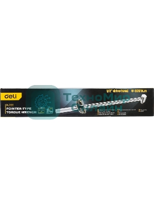 Динамометрический ключ Deli DL300 0-300Нм, 1/2