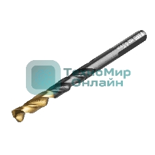 Сверло по металлу Denzel 6,5 мм, HSS-Tin, Golden Tip, 10 шт.