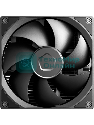 Кулер для процессора ID-COOLING IS-53-XT BLACK LGA1851/1700/1200/115X/AM5/AM4 низкопрофильный высота 53мм (24шт/кор, TDP 120W, PWM, 4 тепл.трубок/медная база, FAN 92мм, черный) BOX