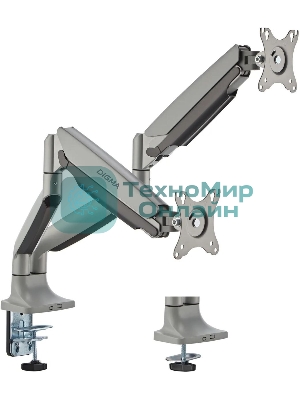 Кронштейн для мониторов ЖК Digma D-MM302D серый 17