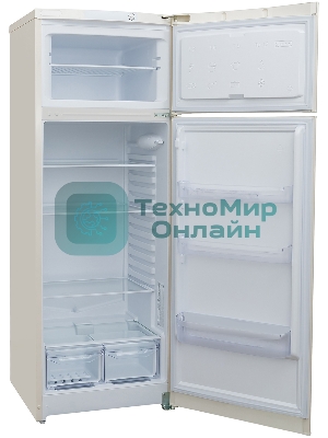 Холодильник Stinol TS 167 E бежевый двухкамерный 245/51л морозилка сверху