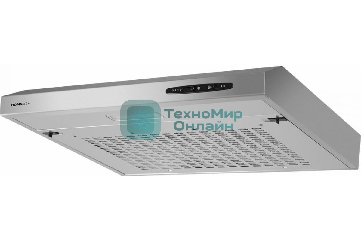 Вытяжка подвесная HOMSair Horizontal 60 нержавеющая сталь, 60 см, 420 куб. м/ч, 45 дБ