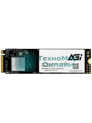 Накопитель SSD AGI AI298, 1Tb, PCIe 3.0 x4, M.2 2280, NVMe, R/W 2590/2050
