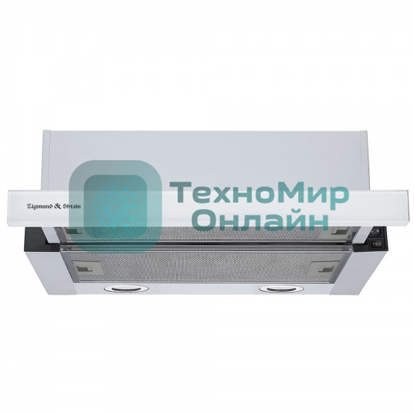 Вытяжка встраиваемая Zigmund & Shtain K 017.6 W белый, 60 см, 700 куб. м/ч, 51 дБ
