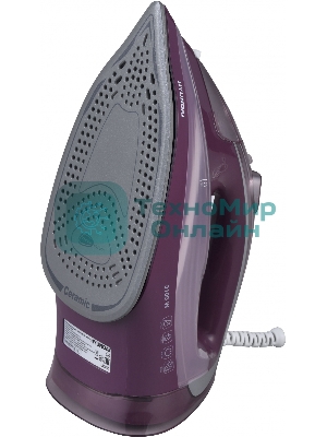 Утюг Hyundai H-SI01780 розовый/бордовый, 3100 Вт, 35 г/мин, 220 г/мин, 400 мл