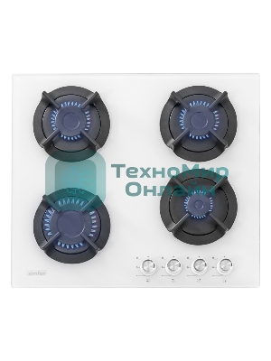 Газовая варочная поверхность Simfer H60N40W416 независимая, белый