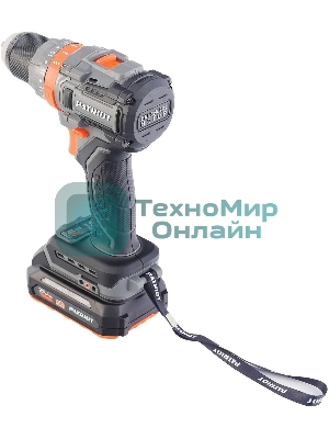 Дрель-шуруповерт Patriot BR 212UES, 21 В, 2 Ач, 85 Нм, бесщеточный