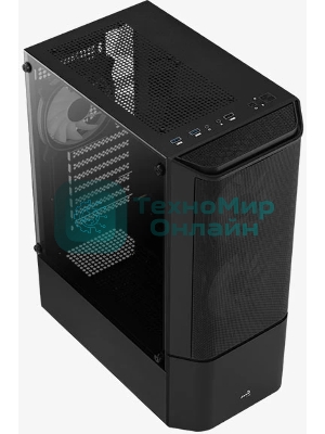 Корпус ATX Aerocool/Formula Quantum Mesh-G-BK-v3 4710562758580 черный, без БП, USB 3.0, 2*USB 2.0, HD Audio
