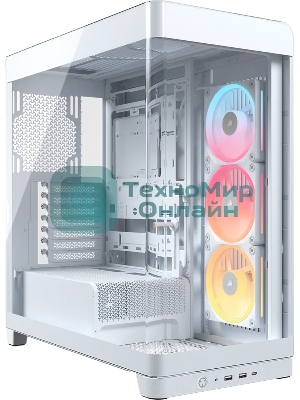 Корпус Corsair iCUE Link 4500X LX-R RGB White, Midi-Tower, белый, 3 x 120 мм