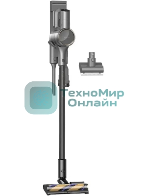 Пылесос вертикальный Dreame R20 Essential серебристый, питание от аккумулятора, 190 Вт, уборка сухая, пылесборник 0.6 л