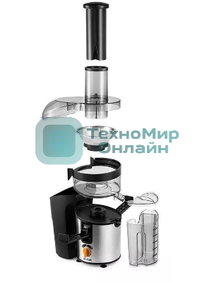 Соковыжималка центробежная Kitfort КТ-1138 800Вт рез.сок.:1000мл. черный/нержавеющая сталь