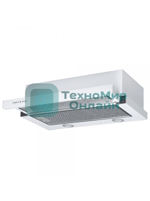 Вытяжка встраиваемая Zigmund & Shtain K 017.6 W белый, 60 см, 700 куб. м/ч, 51 дБ