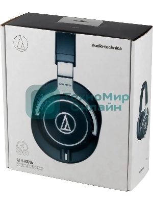 Проводные наушники Audio-Technica ATH-M70x черный, полноформатные